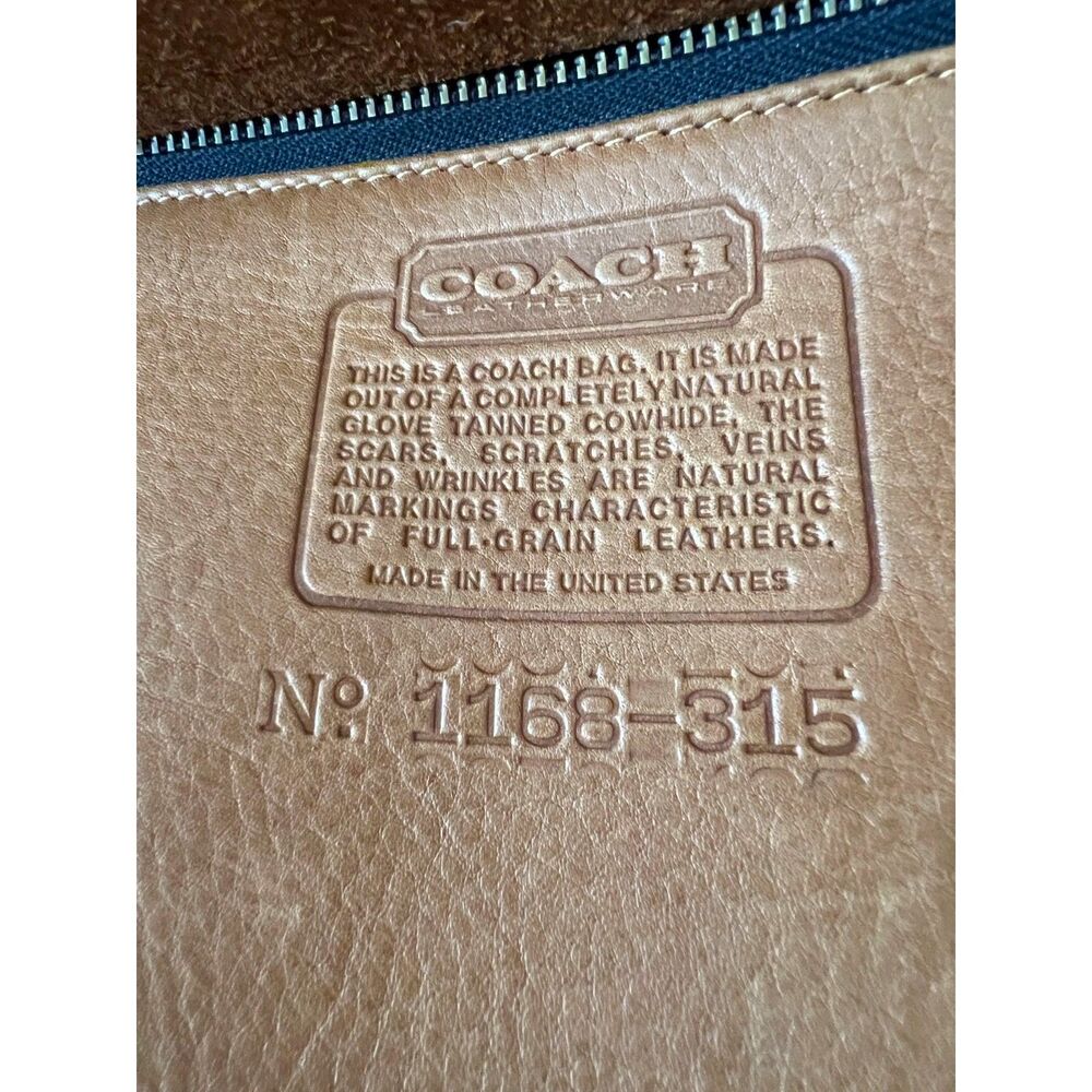 COACH Vintage Musette Leather Messenger Bag Briefcase Laptop - Picture 2 of 11